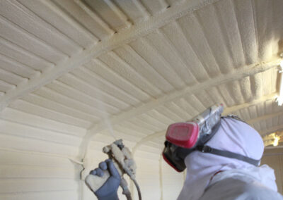 Spray Foam Insulation in Metal Buildings in Tfiton